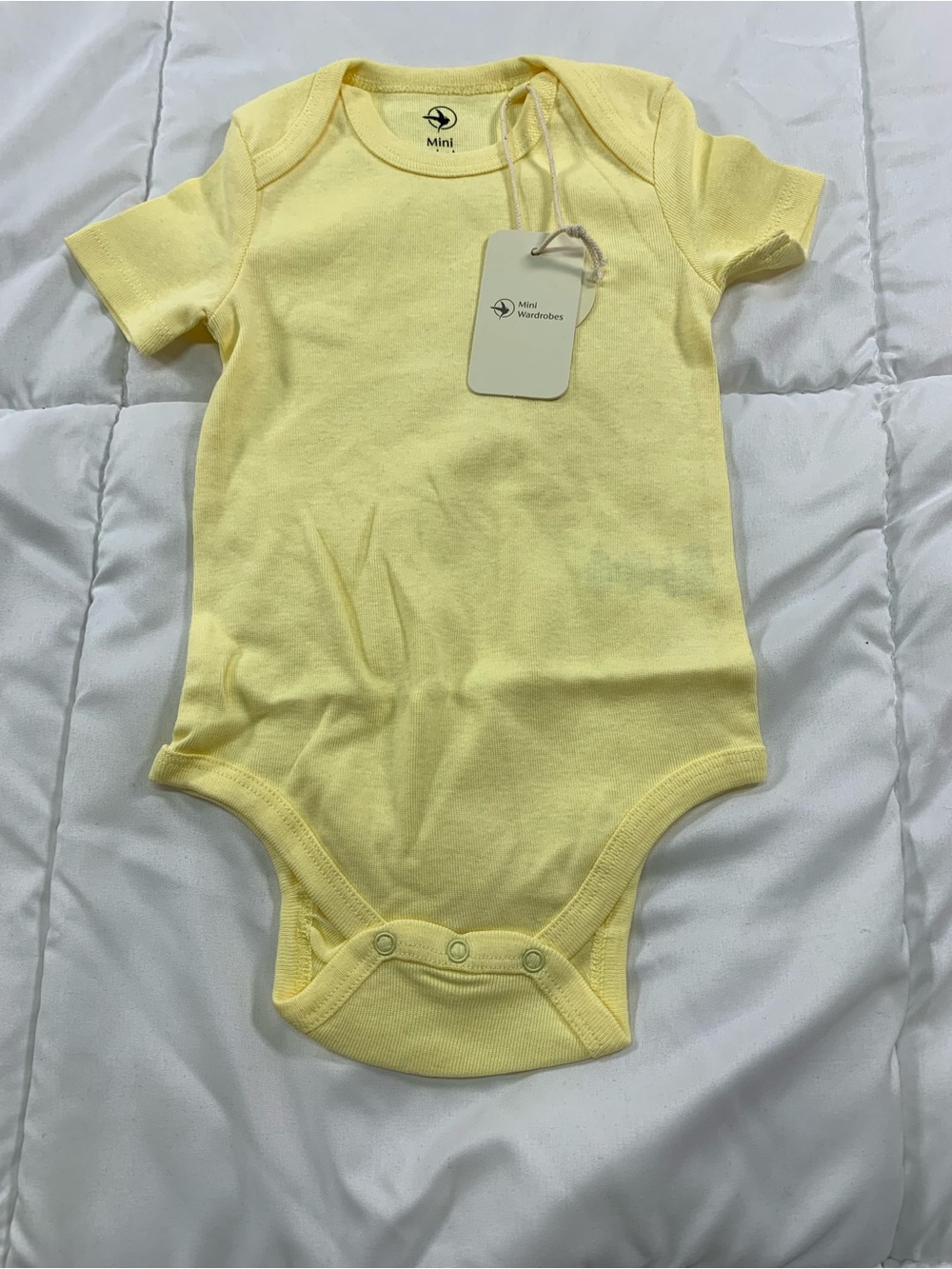 New Mini Wardrobes onesie size 6–12M